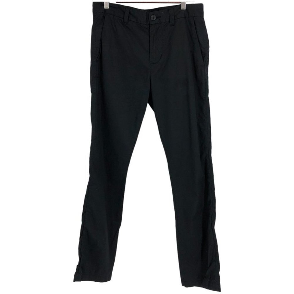 Life After Denim Men's Black Slim Fit 100% Cotton Pants 31